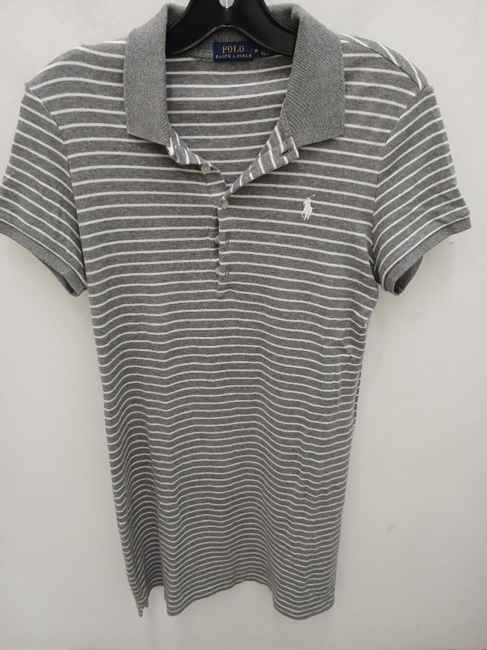 Polo Ralph Lauren Gray Nautical Stripe Dress